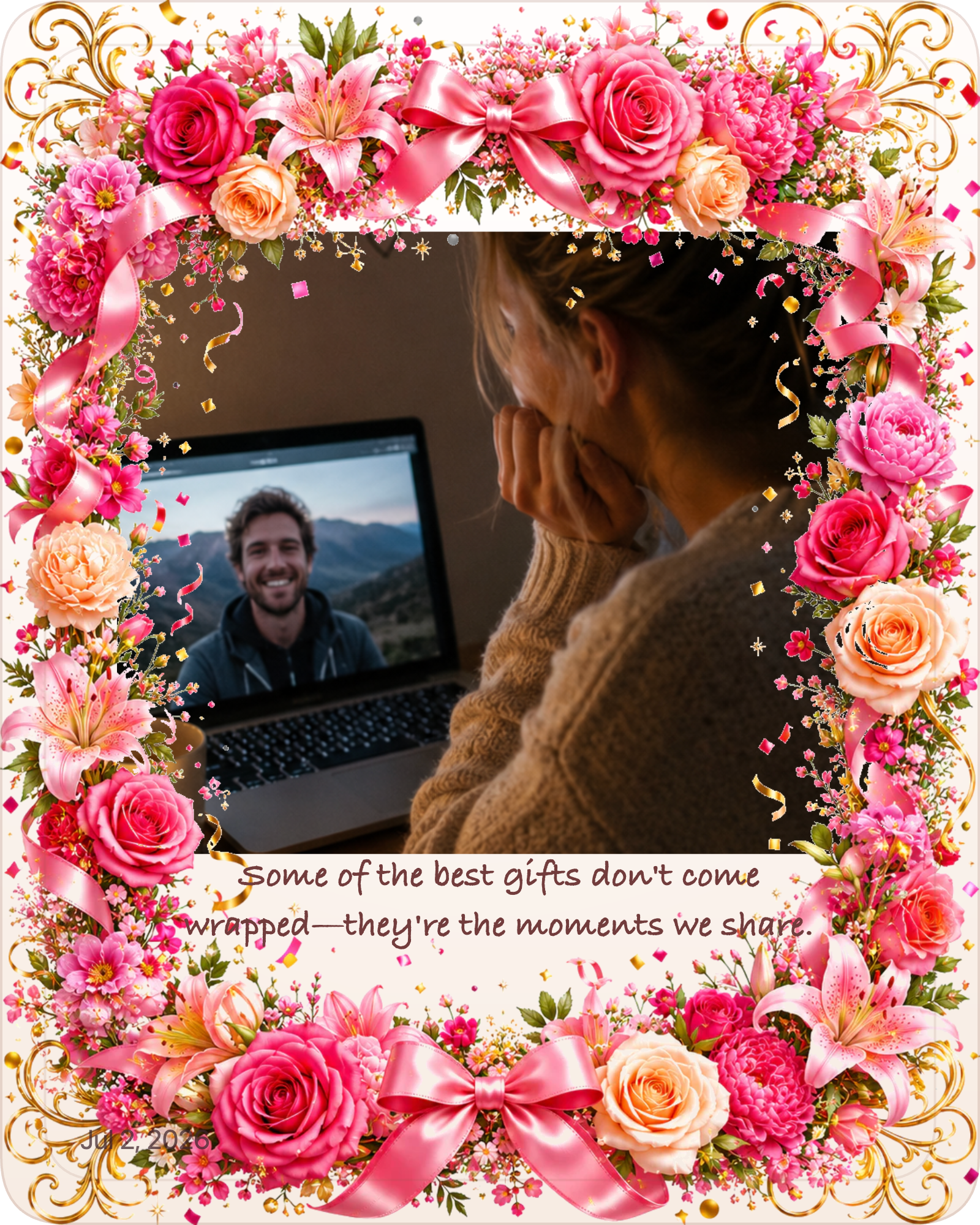 Finished love photo gift example